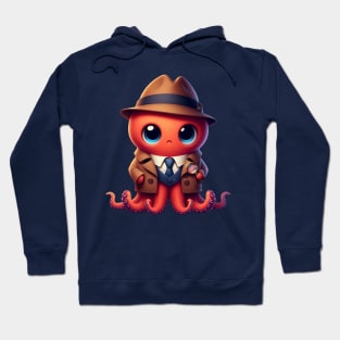 Cute Octopus Detective Hoodie